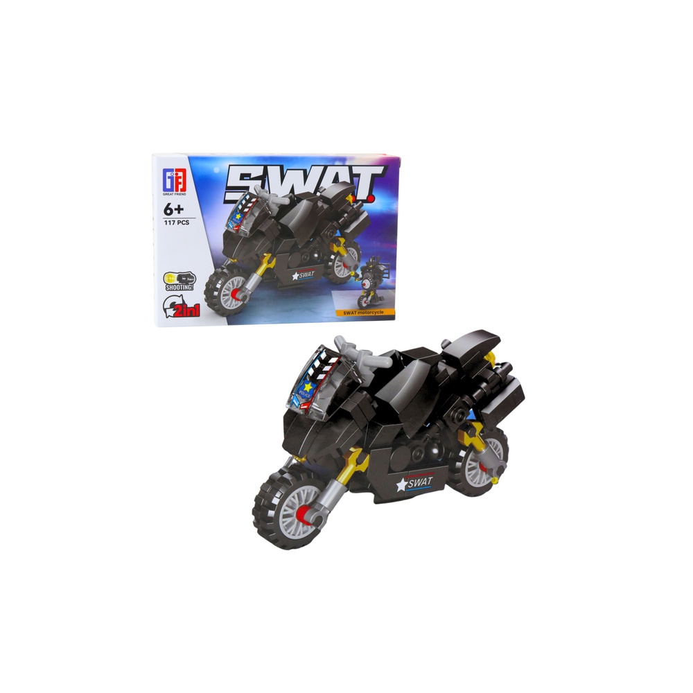 Konstruktorius Transporto priemonės SWAT 2-in-1, 92–117 el. MIX 1vnt-Žaislai, Konstruktoriai, Lego, statybiniai blokai-e-vaikas