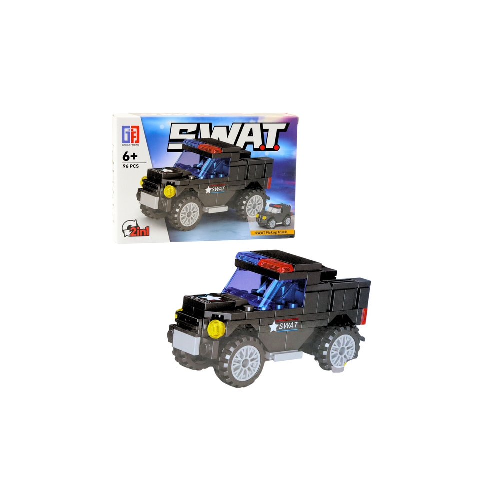 Konstruktorius Transporto priemonės SWAT 2-in-1, 92–117 el. MIX 1vnt-Žaislai, Konstruktoriai, Lego, statybiniai blokai-e-vaikas