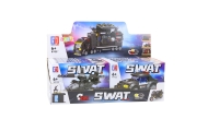 Klocki Konstrukcyjne Pojazdy Środki Transportu SWAT 2w1 92-117 el.