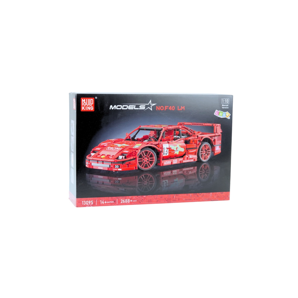 Konstruktorius Sportinis lenktyninis automobilis Raudonas 1:10 2688 el.