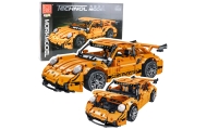 Konstruktorius GT Racing automobilis, oranžinis, 1:14, 1268 el.