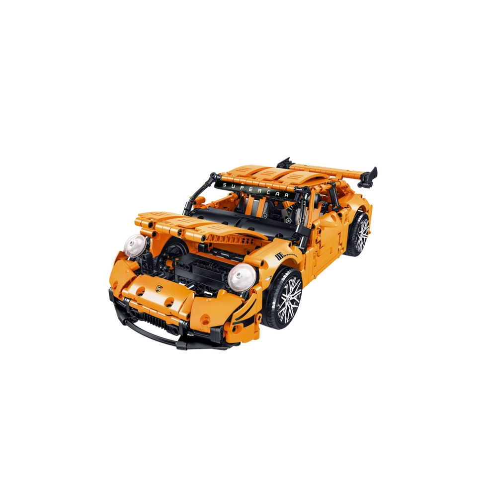 Konstruktorius GT Racing automobilis, oranžinis, 1:14, 1268 el.