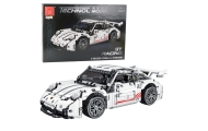 Klocki Konstrukcyjne Samochód GT Racing Biały 1:14 1268 el.