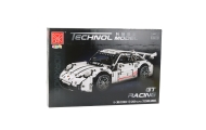 Klocki Konstrukcyjne Samochód GT Racing Biały 1:14 1268 el.