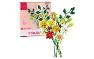 Klocki Konstrukcyjne Dekoracyjny Bukiet Kwiaty Kolorowe 827 el.