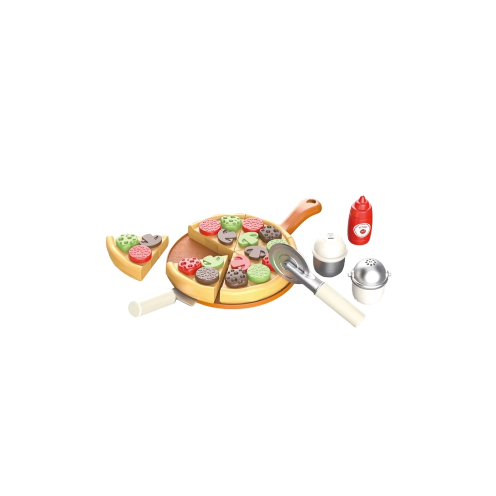 Zestaw Do Gofrów Pizza Z Dodatkami Akcesoria Kuchenne Dla Dzieci