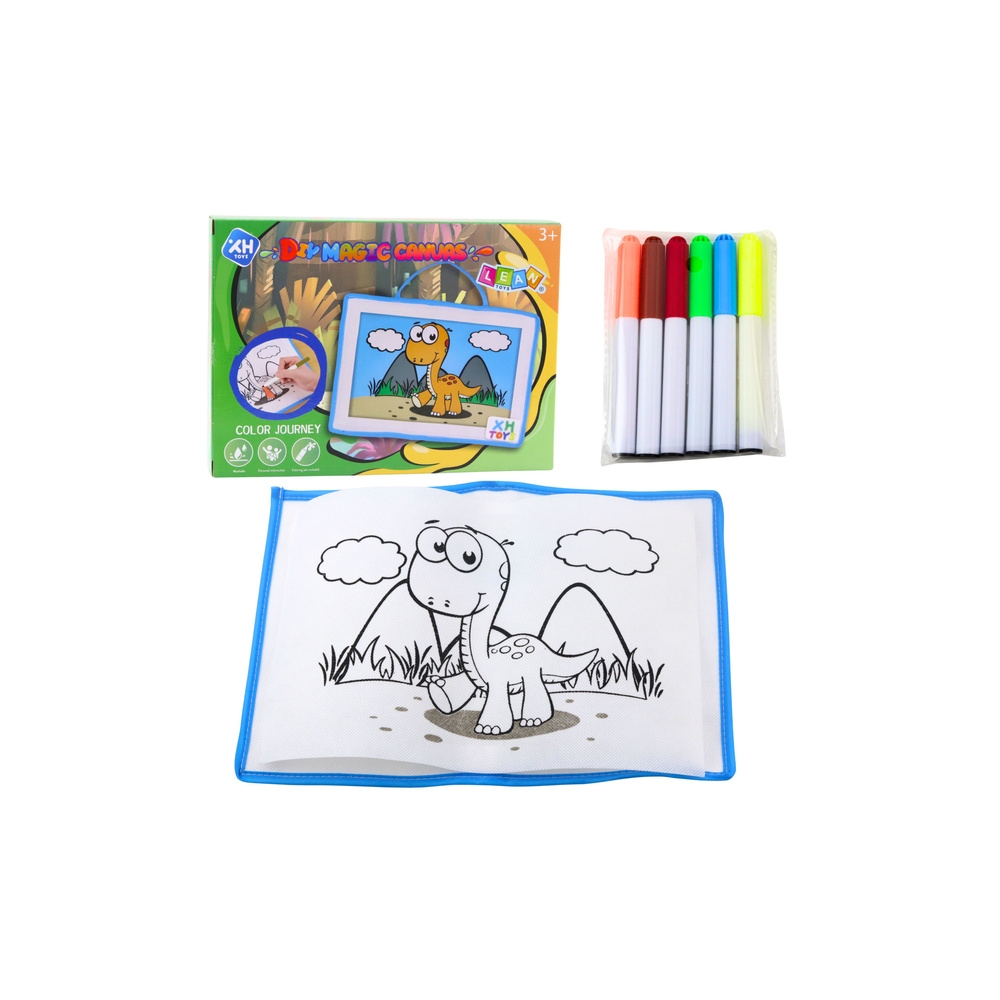 "pasidaryk pats" tapybos lenta Magic Canvas plaunamieji rašikliai-Žaislai, Kūrybiniai žaislai, Kūrybiniai rinkiniai-e-vaikas