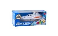 Boat Motorboat Battery Operated White Floating Water