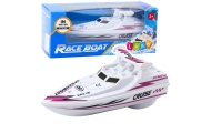 Boat Motorboat Battery White Patterns Floating Water