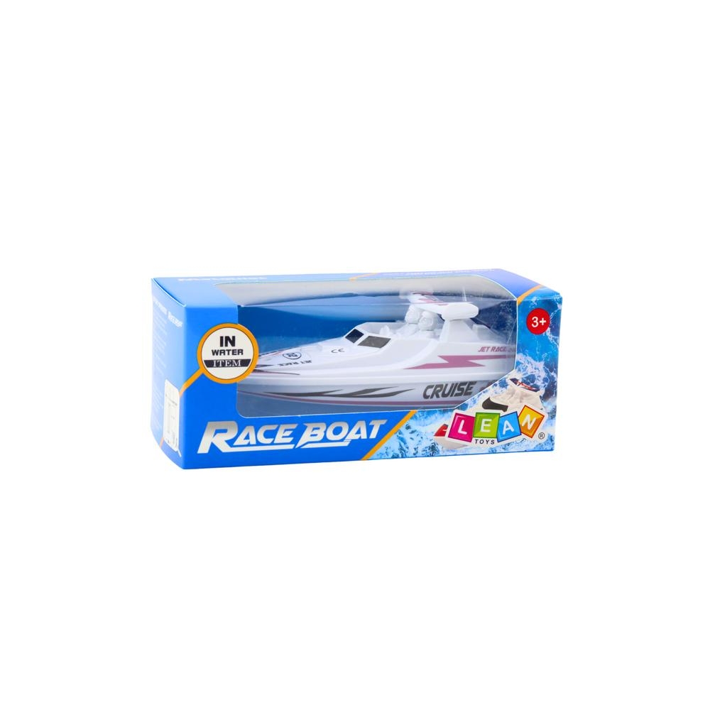 Boat Motorboat Battery White Patterns Floating Water