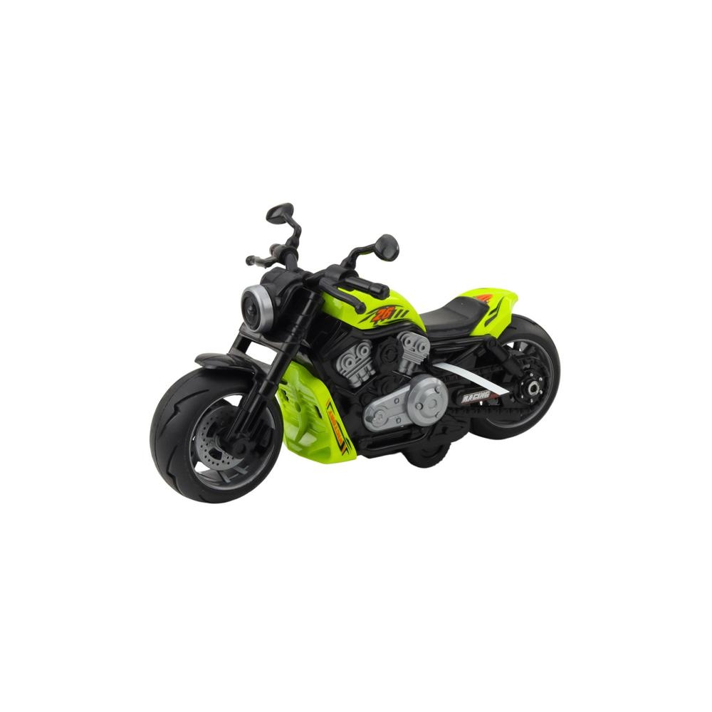 Battery Operated Toy Motorcycle Lights Sounds Green