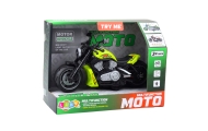 Battery Operated Toy Motorcycle Lights Sounds Green
