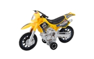 Visureigis motociklas su šviesos ir garso efektais Geltonas