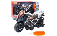 DIY Racing Bike Twisting Disassembly Lights Sounds Black