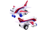 Battery Operated Passenger Plane Lights Sounds Drive Mix