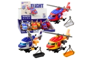 Rescue Helicopter Stretcher Hook Winch Drive Lights Sounds Mix