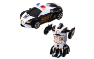 Automatinis robotas 2in1 Sportinis automobilis Policijos diskas Mišinys