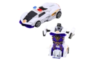 Automatinis robotas 2in1 Sporto policijos automobilis važiuoti mišinys