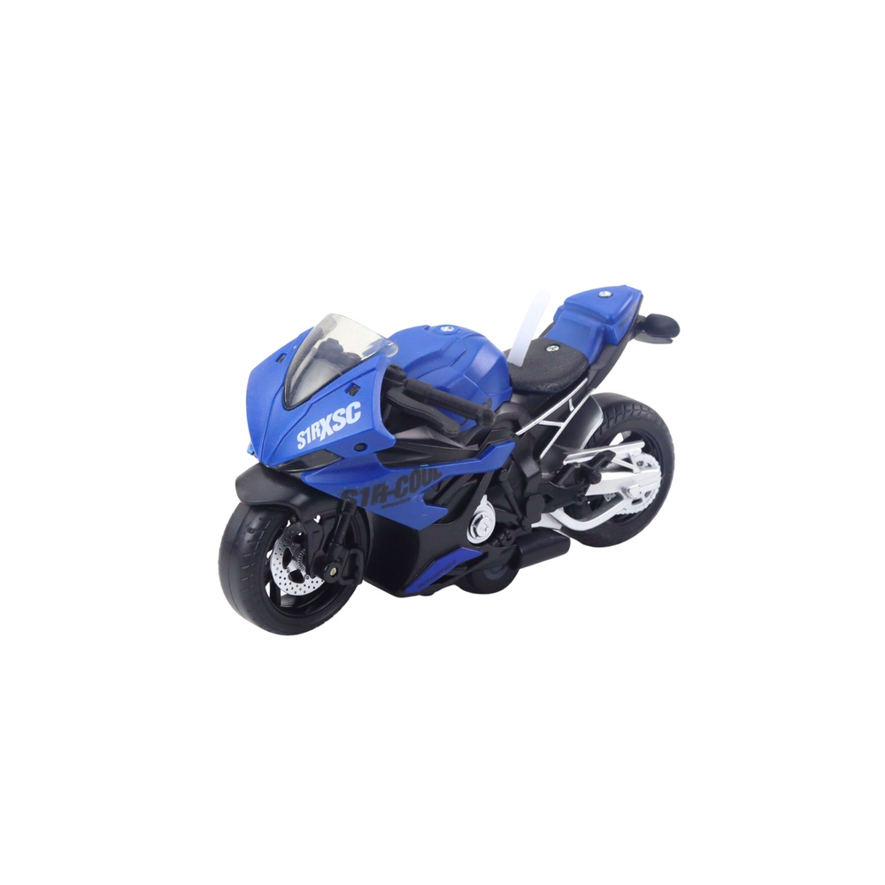 Lenktyninis motociklas Powered Sportas žibintai garsai Mix1vnt-Žaislai, Auto ir transporto žaislai, Motociklai-e-vaikas