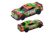 XS06 Race Car Drive Lights Sounds Orange Blue