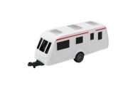 Set of Metal Car with Camper Trailer Blue
