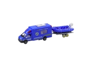 Police Rescue Car Boat Truck Helicopter Blue Set