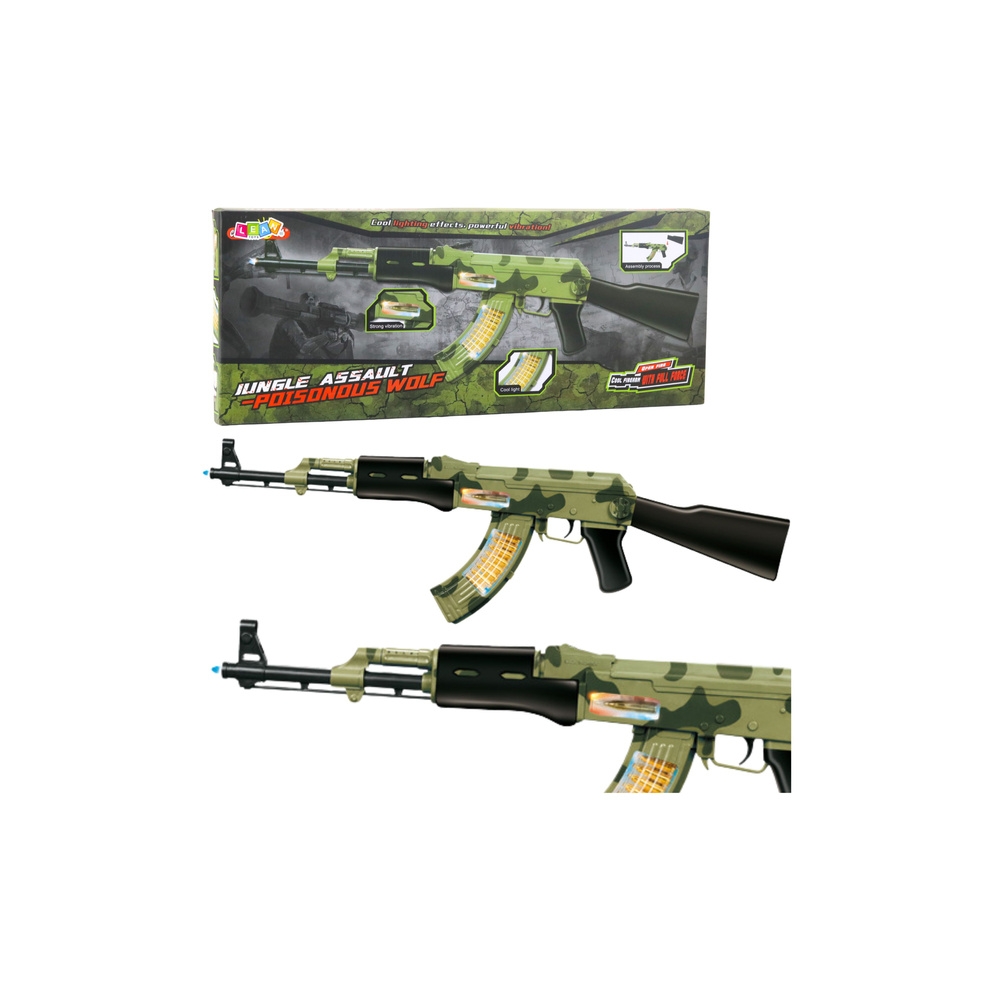 Karabin Wojskowy Moro Wibracje Światła Dźwięki 70cm