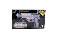 Broń Pistolet Na Baterie Kolorowe Światła Dźwięki  24cm