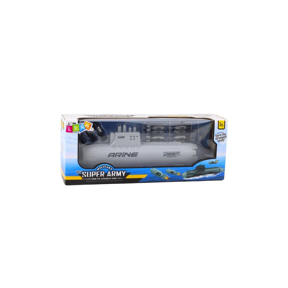 Ship Submarine Torpedo Shooting Drive Gray 28cm