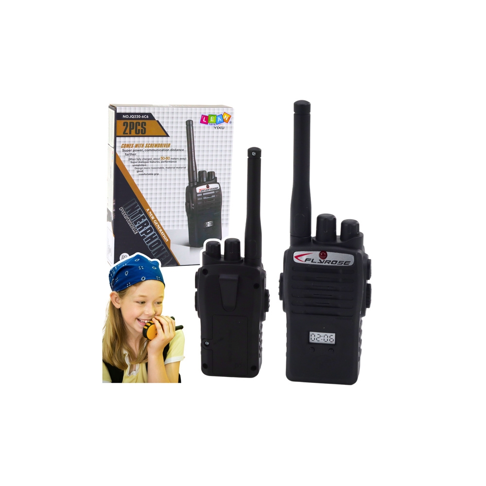 "Walkie Talkie Walkie" rinkinys vaikams 50-60 m diapazonas-Žaislai, Profesijos, buities žaislai, Profesiniai žaislai-e-vaikas