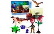 Cowboy Set Figuren Westernwagen Pferde Cowboy Palmen