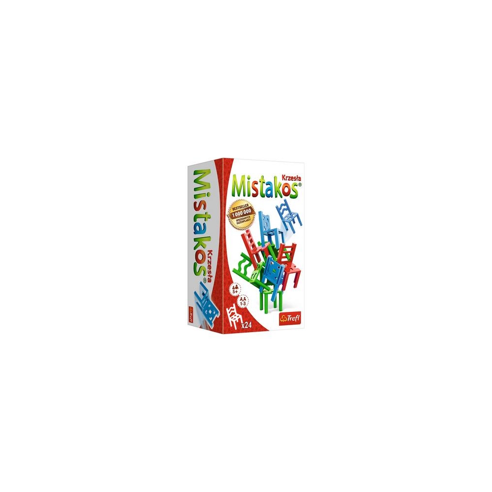 Reakcijos žaidimas „Mistakos: Kova dėl kėdžių“ Trefl 02075-Žaislai, Stalo žaidimai, Įvairūs stalo žaidimai-e-vaikas