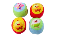 Set of Soft Balls for Toddlers Colorful Fruits 4pcs