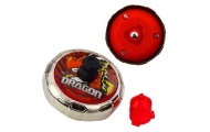 Flying Disc Dragon Spinning Top Launcher Set Red