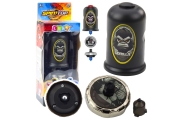 Flying Disk Gorilla Black Spinner Launcher Set