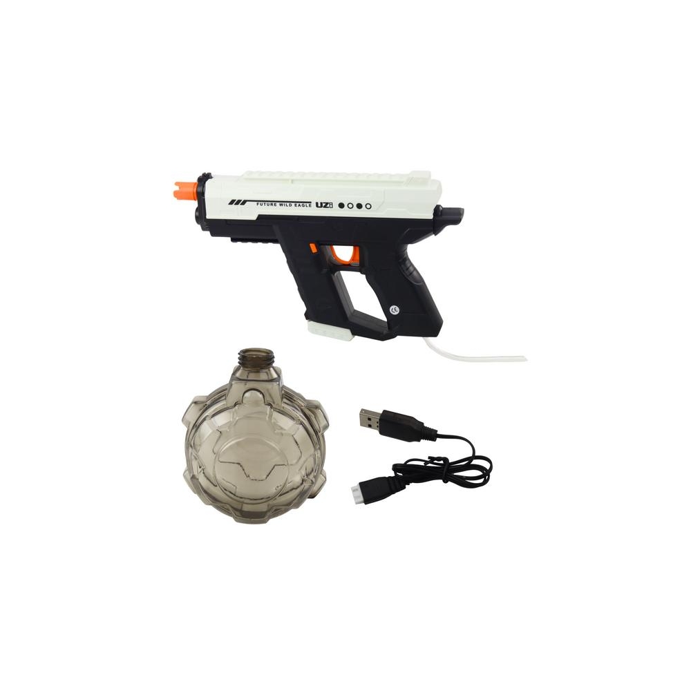 Elektryczny Pistolet Na Wodę Automatyczny 10m Czarno Biały 800ml