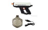 Elektryczny Pistolet Na Wodę Automatyczny 10m Czarno Biały 800ml