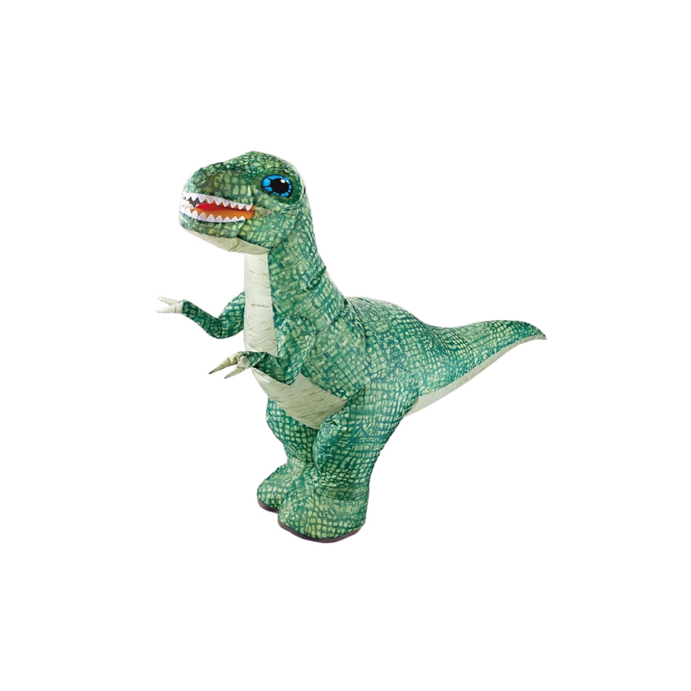 Didelis pripučiamas RC nuotoliniu būdu valdomas žalias dinozauras 130 x 190 cm