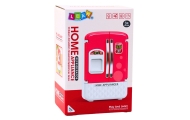 Toy Refrigerator For Kids Fruit Juice Lights Sounds Pink