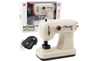 Toy Sewing Machine With Mouse For Kids Light White