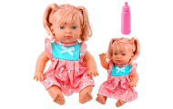 Baby Doll With Colorful Dress Pony Bottle Sound
