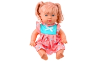 Baby Doll With Colorful Dress Pony Bottle Sound