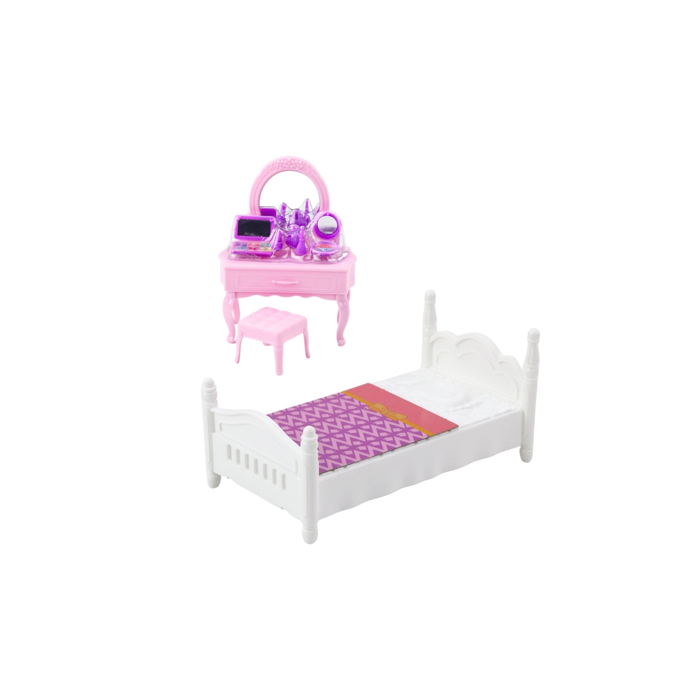 Lėlė su lova Anki's Doll Set + Priedai-Žaislai, Lėlės ir jų priedai, Lėlės-e-vaikas