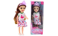 Lėlė Mini princesė su karūna Spalvota suknelė 14 cm MIX 1vnt-Žaislai, Lėlės ir jų priedai, Lėlės-e-vaikas