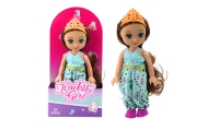 Lėlė Mini princesė su karūna dekoruota suknelė 17 cm MIX 1vnt-Žaislai, Lėlės ir jų priedai, Lėlės-e-vaikas