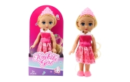 Lėlė Mini princesė su karūna dekoruota suknelė 17 cm MIX 1vnt-Žaislai, Lėlės ir jų priedai, Lėlės-e-vaikas