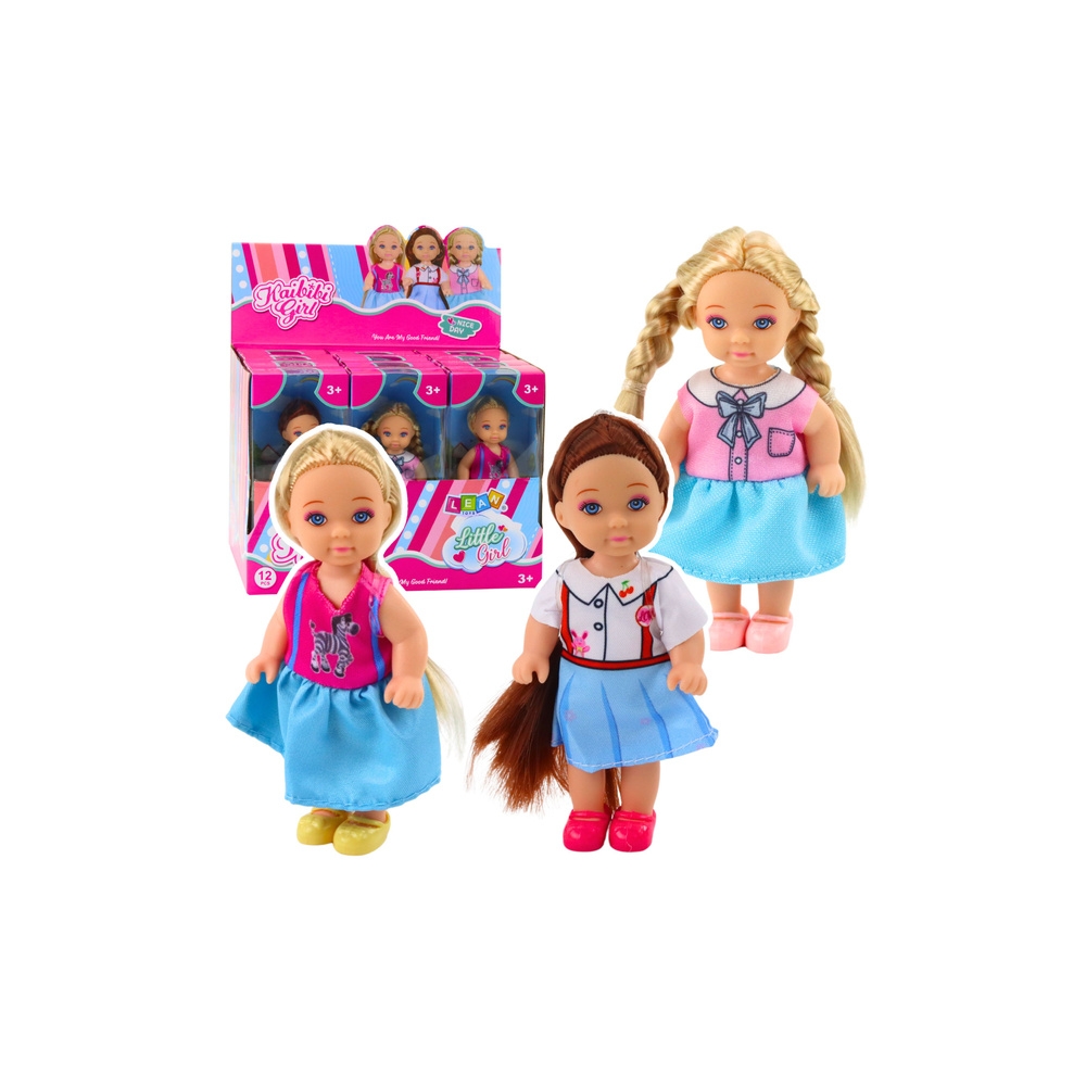 Mini Kaibibi lėlė Ilgi plaukai Spalvinga suknelė 12 cm Mix 1vnt-Žaislai, Lėlės ir jų priedai, Lėlės-e-vaikas