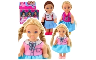 Mini Kaibibi lėlė Ilgi plaukai Spalvinga suknelė 12 cm Mix 1vnt