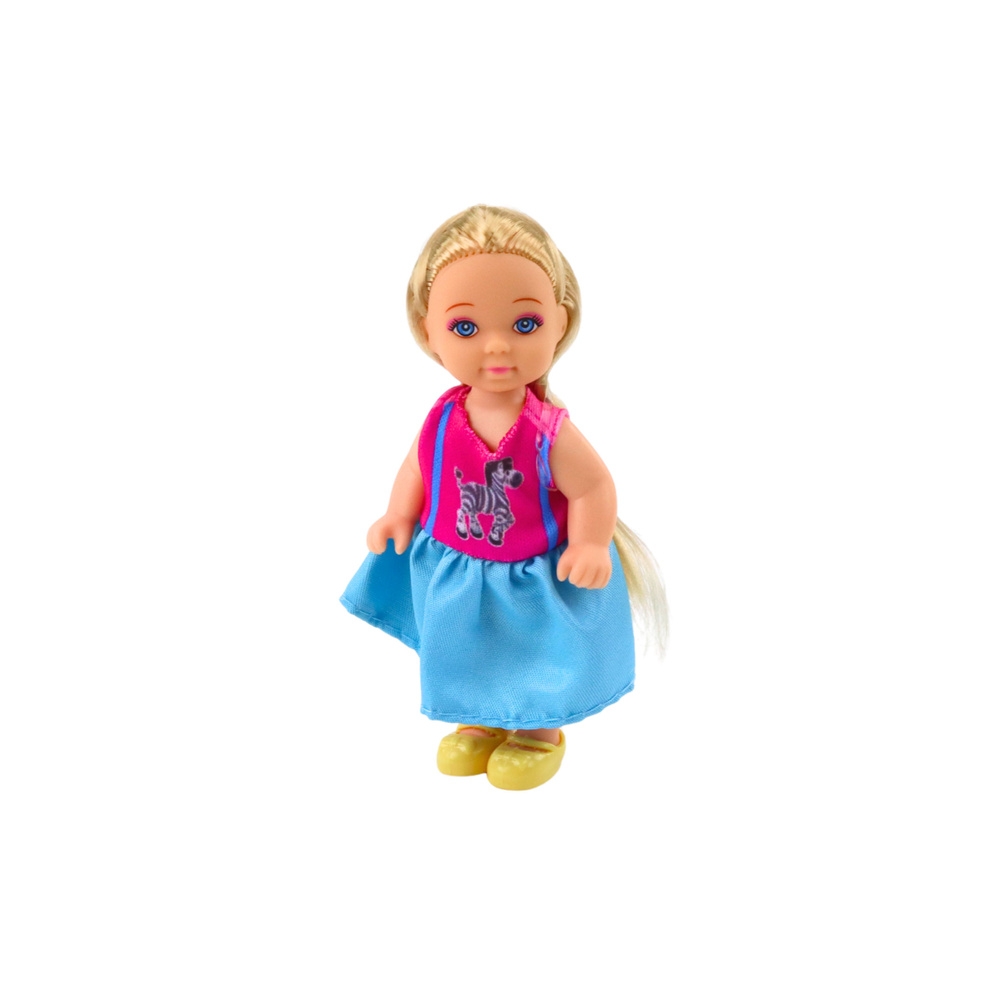 Mini Kaibibi lėlė Ilgi plaukai Spalvinga suknelė 12 cm Mix 1vnt-Žaislai, Lėlės ir jų priedai, Lėlės-e-vaikas
