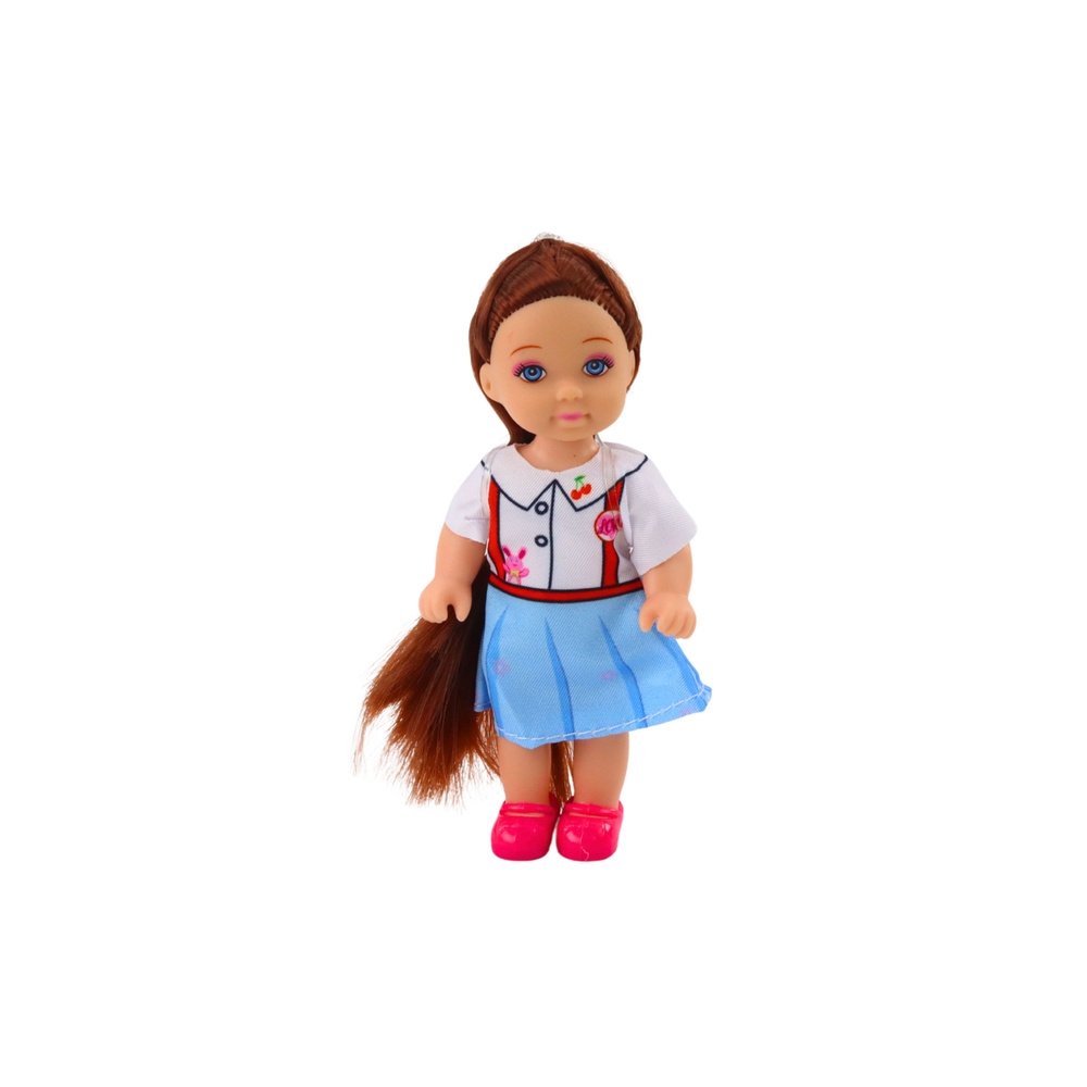 Mini Kaibibi lėlė Ilgi plaukai Spalvinga suknelė 12 cm Mix 1vnt-Žaislai, Lėlės ir jų priedai, Lėlės-e-vaikas